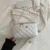 Bolso de Cadena de Diamantes, Bolso de Hombro de Moda Nuevo Verano 2026 Estilo Chanel para Mujer, Bolso Cruzado Versátil de Alta Gama