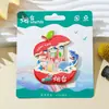 Imanes para Refrigerador Culturales y Creativos de Shandong Yantai, Pintados en Estilo Chino Tradicional, Imanes para Refrigerador de Manzana Roja 3D, Souvenirs y Regalos