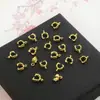 Accesorios de Joyería DIY Aleación Horquilla Antigua Paso Sacudido Hojas Hebilla de Melón Collar Tarjeta Colgante Hebilla de Jade Colgante