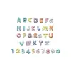 Parches de Letras Pequeñas Cross-Border Dopamine de 1 cm para Decoración de Gorras DIY Accesorios de Ropa Parches Mini de Números Termoadhesivos