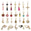 Accesorios Pequeños Transfronterizos Aleación de Esmalte DIY Pulsera Collar Llavero Accesorios Materiales Colgante Broche de Langosta Cruz