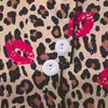 Nuevo Pijama de Comercio Exterior Transfronterizo para Mujer con Solapas Estampadas, Mangas Cortas, Shorts, Ropa de Casa Estilo Europeo y Americano, Cárdigan Holgado y Cómodo