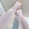 Mangas de Hielo para Mujer con Protección UV para Verano al Aire Libre, Mangas para Manos Sueltas de Moda de Alto Valor, Nuevas