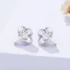Aretes de botón de plata esterlina s925 temperamento coreano pequeño fresco moda simple personalidad joyería para la oreja chapado platino aretes de botón