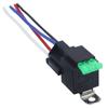Relé fusible de fábrica 30A12V24V con juego de zócalos Relé automotriz de 4 y 5 cables