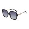 Nuevas gafas de sol polarizadas transfronterizas para mujeres adultas, con montura grande, tendencia intelectual, parasol femenino, gafas de sol de alta calidad