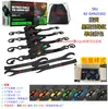 Correas de trinquete retráctiles automáticas en stock 1''X10' Paquete de 4 1500 Lbs Correas de amarre retráctiles automáticas para camión