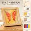 Kit de Materiais para Pintura de Porta-Retrato 3D Borboleta com Filigrana Esmaltada em Brocado da Dinastia Song, Pintura Decorativa de Estilo Antigo Cloisonné para Team Building