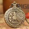 Nuevo Reloj de Bolsillo de Cuarzo Retro Vintage Alice Más Vendido con Varios Accesorios Lindos, Listo para Envío Inmediato