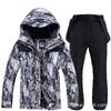 Traje de Esquí para Snowboard Traje para Pareja para Hombre y Mujer Cálido Espesor Estilo Coreano Traje de Esquí