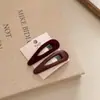 Pinzas para el Cabello de Terciopelo Estilo Coreano, Pinzas Laterales Nuevas, Pinzas para el Flequillo, Pinzas Triangulares de Moda Bb, Pasadores para la Parte Posterior de la Cabeza