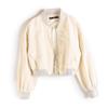 Venta al por mayor transfronteriza 2023 Ropa de mujer moda europea y americana adelgazante estilo Hong Kong chaqueta corta de piloto abrigo femenino F79012