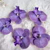 Horquilla de cabeza de flor Phalaenopsis Diadema de flor Materiales florales para manualidades Accesorios para el cabello Accesorios de boda Flores artificiales Flor de recuerdo Ramo de flores