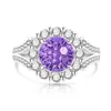 Anillo de girasol con corte de fuegos artificiales de piedras preciosas coloridas, superventas europeo y americano transfronterizo para mujer, joyería electrochapada en oro real, transmisión en vivo y dropshipping
