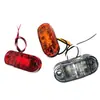 Camión 12V24v universal impermeable LED luz de señalización lateral trasera luz de compartimento de coche piraña E4 señal de remolque intermitente