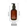 Botella de Champú 300ml en Stock Botella de Plástico para Mascotas Empaque Botella con Bomba de Presión para Acondicionador Gel de Ducha Personalización