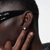 Pendientes de garra de dragón de plata de ley S999 para hombres y mujeres tendencia de moda temperamento clavos de cartílago oreja alta sensación nicho pendientes de perla al por mayor