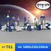 Escorregador Grande para Jardim de Infância Espaço Externo Infantil Série Combinação de Balanços Equipamento de Diversão ao Ar Livre para Parque Comunitário