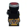 Interruptor de botão de pressão plano LA38-11BN com botão de travamento automático Vermelho Verde Amarelo Azul Branco Preto
