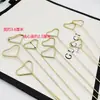 Portatarjetas de Metal con Flor Coreana, Flor Inmortal, Material para Arreglos Florales Dorados, Suministros de Empaque para Floristería, Fábrica Física en Stock
