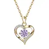 Collar 999 Plata Pura Lujo Ligero Diseño de Nicho Cadena para Clavícula Joyería Simple para Mujer Sentido de Gama Alta Colgante en Forma de Corazón de Plata Sterling