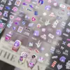 Tomoni Pegatinas para Manicura Finas y Resistentes Populares Dulces y Lindas Pegatinas para Uñas de Niños Material de Pegatina Joyería Chica de Caramelo Duro