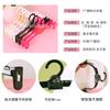 Color bronceado ropa interior infantil clip chaleco tendedero tienda de ropa percha interior plástico sujetador percha para ropa interior