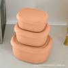 Fiambrera de Silicona de Grado Alimenticio Fiambrera Espesa para Calentar en Microondas Recipiente para Comida de Bebé Conservador