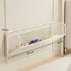 Sapateira para quarto e banheiro, instalação sem furos, armazenamento de chinelos, sapateira multicamadas, prateleira de armazenamento de parede para a entrada