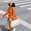 ¡Súper favorecedor! Cárdigan Holgado Casual de Punto Naranja Calabaza para Mujer, Suave de Color Sólido, Chaqueta Suéter Petite para el Trabajo