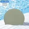 Touca de Natação de Silicone Super Elástico Adulto para Natação ao Ar Livre Confortável e Durável Cobertura de Natação à Prova D'água Proteção de Orelha Touca Antiderrapante