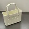 Bolsa de Playa Portátil de Eva para Mujer con Agujeros DIY 2026 Nuevo Producto Hot Item de Comercio Electrónico Transfronterizo Almacenamiento Impermeable Gran Capacidad