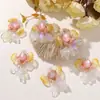 Super Fada Fantasia Fofo Vidro Peixe Dourado Carpa DIY Presilha de Cabelo Par de Presilhas Estilo Antigo Dinastia Han Adorno de Cabeça Presilha Lateral Broche Acessórios