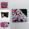 Cartera de Miku Hatsune Periférica Miku Hatsune Miku Anime Portatarjetas de Estudiante Bidimensional Billetera para Monedas Cartera para Hombres y Mujeres Cartera