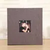 Álbum de Fotos Laminado Autoadhesivo Cubierto de Lino Fino Más Vendido de Amazon, Álbum de Fotos Familiares, Álbum de Sellos Hecho a Mano Tipo Adhesivo