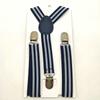 Serie Retro Rayada Colorida Tirantes de 2 cm con Clips para Niños y Niñas Tirantes con Clips para Pantalones de Bebé