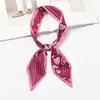 Bufanda Larga Fina Estrecha Casual Nueva Chic Coreana de Lunares Puntiaguda Retro Artística Corbata Asa de Bolso Bufanda para Mujer