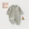 Ropa para bebé para otoño e invierno, suave y cómoda, ajustada, adecuada para usar en interiores, mameluco para gatear, grado A, sin costuras, para usar en exteriores, mameluco de bebé