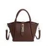 Bolsa de Mão Estilosa com Padrão de Lichia Bolsa Saco Estilo Coreano Casual Bolsa Mãe e Filha Novo Modelo 2025 Bolsa de Ombro Transversal para o Dia a Dia para Mulheres
