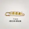 Ventas Directas de Fábrica Popular Estilo Coreano Moderno Sencillo Broche de Perlas Pin Fijo para Ropa Accesorios de Joyería