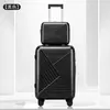 Conjunto de malas de viagem premium 24 polegadas, mala leve de grande capacidade com zíper e rodas universais, durável e resistente
