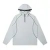 Camisetas de manga larga con bloques de color de moda para otoño e invierno para hombres y mujeres, adecuadas para primavera y otoño, tops holgados estilo americano para deportes al aire libre