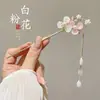 Pente de cabelo estilo antigo para mulheres, novo pente de madeira para coque estilo chinês com toque de alta qualidade, pente com borla, acessório de cabelo tradicional Hanfu