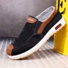 Zapatos de tela nuevos estilo Pekín antiguo para hombre, mocasines sin cordones, antideslizantes, resistentes al desgaste, zapatos casuales de trabajo, zapatillas de lona transpirables