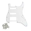 Panel de guitarra eléctrica de 11 agujeros para uñas, placa protectora de 11 agujeros, single single double ST mefen moffen panel, accesorios de instrumentos musicales multicolor