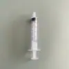 Em estoque: Seringa de 1ml + rolha branca, seringa plástica tipo êmbolo com bico reto, graduada, sem agulha para alimentação