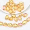 11*15mm Piedra Agujero Mediano Vidrio de Cristal Cuentas Sueltas DIY Joyería de Cuentas Zapatos y Ropa Accesorios Cadena de Teléfono Móvil Materiales para Hacer