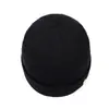 Gorro de Invierno para Hombre Estilo Coreano A Prueba de Frío Forro de Felpa Engrosado Tejido Gorro para Exteriores Ciclismo Gorro de Lana Cálido Gorro de Esquí