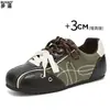 Zapatillas de ballet retro de doble cordón de piel auténtica para mujer, nuevo modelo 2026, zapatillas deportivas casual versátiles