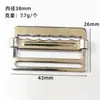2cm Cursor Dentado Reforçado com Travamento Cinto Oxford Tecido Ferro Três Velocidades Fivela Japonesa Fivela de Escada de Malha Metálica